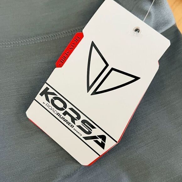 Korsa High Rise Capri Leggings Gray Athletic Performance Size Small NWT - Picture 5 of 7